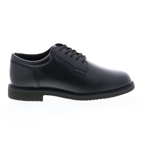 Bates Mens Sentry Lux High Shine Black Shoes (NWT) - Picture 1 of 7